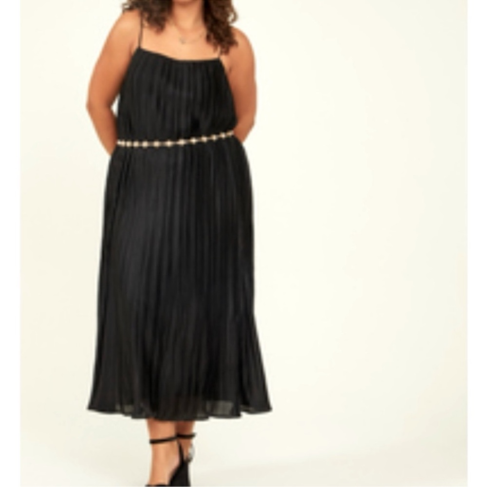 Arula Black Maxi Dress Size 10/12 Oversized Flapper